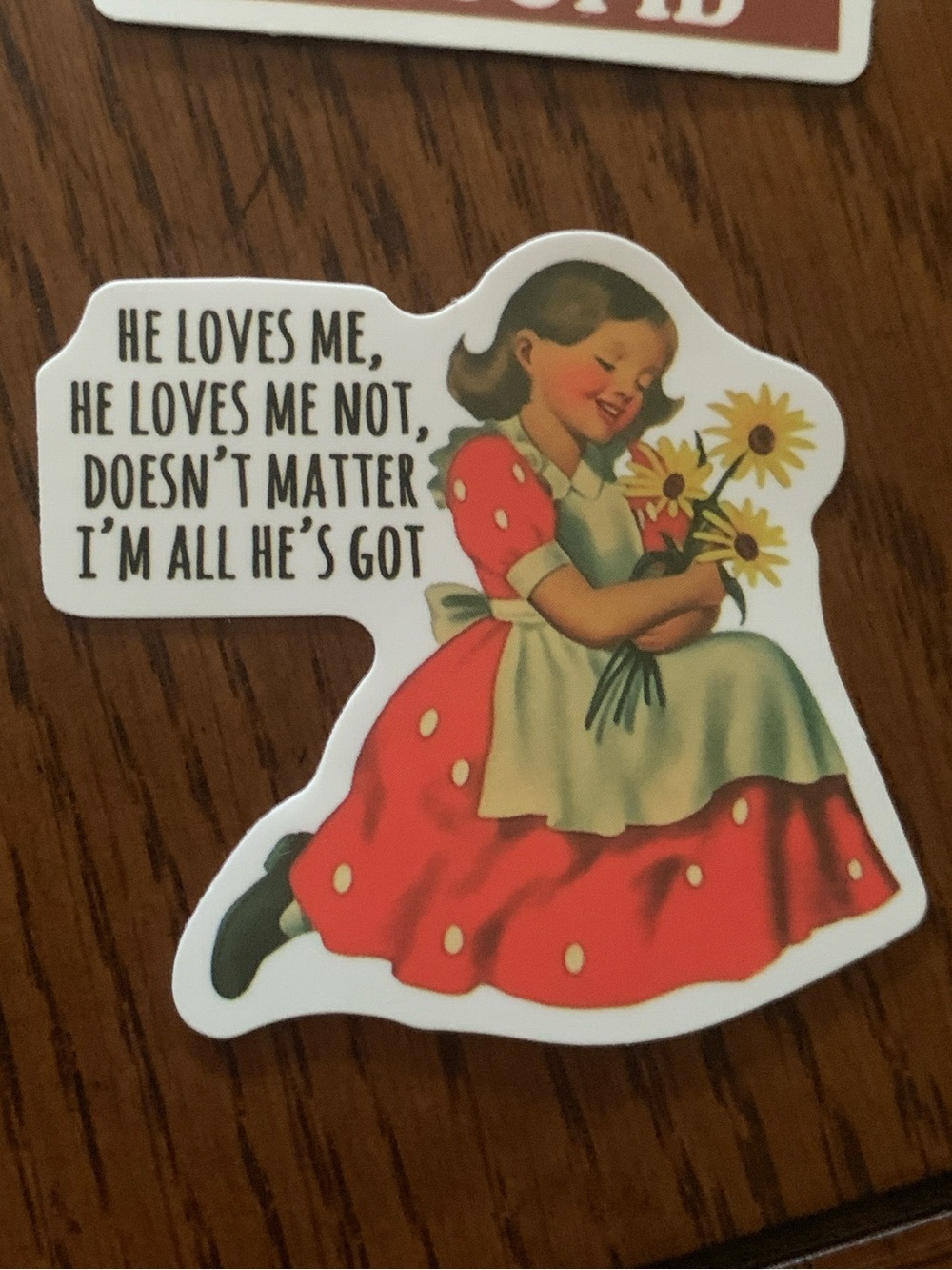 50 Piece Snarky Humorous Retro Sticker Set - Picture 3 of 11